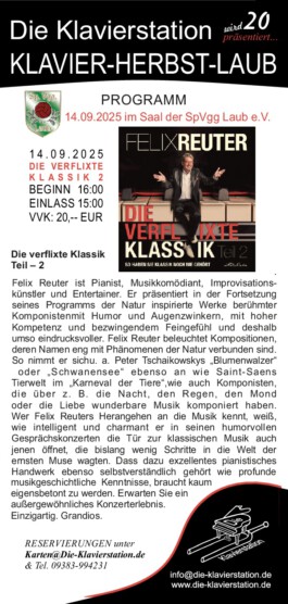 Klavier Herbst Laub